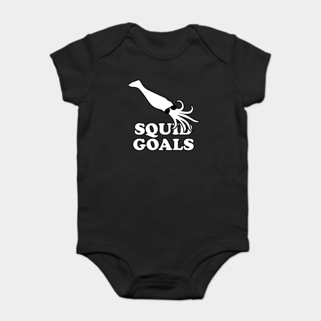 Squid Goals Baby Bodysuit by dumbshirts